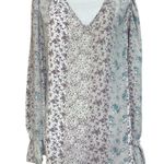 Chic Soul Can’t Blame You Lavender Purple Floral Print Ditsy Blouse size 1X Photo 6