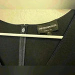 Emporio Armani Y2K Women’s Black Long Sleeve Dress Size 38 Photo 2