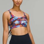 Lululemon Energy Bra *Medium Support Sz 8 Lot Hyper Drift Multi & Veiled Floral Photo 3
