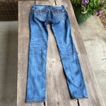 Rock Revival Womens Jeans 27 Alivia Dark Wash Sanded Embellished Back Boot Cut Photo 12