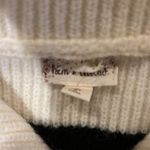 Hem & Thread NWT  1/4 zip Vest with Collar Black & White Medium Photo 1