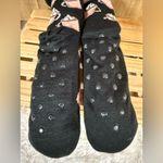 Winter Fall Sherpa Style Toasty Hot Cocoa Skid Proof Socks Cozy Comfy Campfire Black Photo 3