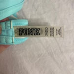 PINK - Victoria's Secret PINK Victoria’s Secret Light Blue Bikini Top Size 34DD – Push-Up Swim Top Photo 4