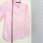 Ralph Lauren Pink Casual Cotton Blend Shirt Size M Photo 5