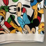 Disney ⭐️ Mickey and friends white colorful crewneck sweatshirt size XS Photo 7