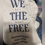 We The Free People $98 Boomerang High Rise Long Shorts Denim Jeans Baggy size 29 Photo 6