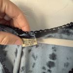 Womens Tie Dye Rayon Tunic Dress Embroidered Lace Festival Grunge Hippie Boho Gray Size undefined Photo 7