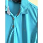 CHERVO Women's Athletic Sports Dress Blue Collared Pockets Italy Size 42 US 10 Photo 1