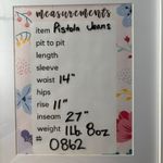 Pistola  High Rise Distressed‎ Raw Hem Straight Jeans Women’s 28 Blue Casual Photo 12