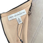 Dress the Population Off Shoulder Blouson Sleeve Lace Dress Black Nude XS Photo 9