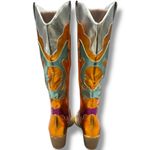 Wild Jolie Women’s Vibrant Hued Metallic Colorful Knee High Cowgirl Boots Size 8 Photo 4