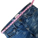 Current/Elliott Current Elliot The Stiletto White Star Print 80’s Ankle Skinny Jeans Photo 7