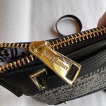 Juicy Couture NWT Black Logo Gold Lock Key Crossbody Bag Glam Photo 4