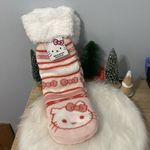 Hello Kitty  Pink Fair Isle Cozy Warmers Socks NWT Photo 1