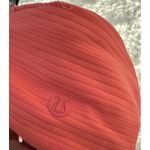 Lululemon NWT  Ribbed Nulu Twist-Front Headband One Size Raspberry Cream NEW Photo 2