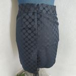 Banana Republic  Navy Circle Pencil Skirt Photo 3