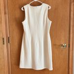 J. McLaughlin  Cream Sleeveless‎ Textured Dress Size XL Photo 5