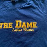 Notre Dame navy blue and yellow shirt Photo 2