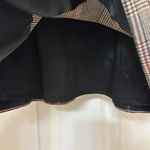 Theory Mod Belt Dress Ivory Deco Portland Plaid Size 10 Photo 12