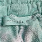 Ivory Ella  Mint Cloud Tie Dye Printed Shorts Photo 6