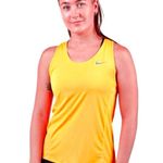Nike city sleek tank in bright melon orange size small Photo 0