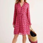 Boden NWT | Evangeline Floral Print Mini Dress in Camellia | 10P Pink Photo 2