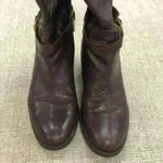 Ivanka Trump  Brown Knee High Boots w. Gold Detail Photo 2