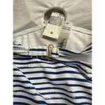 Nicole Miller Studio Bandeau One-Piece Swimsuit Size 8 NWT Blue White Stripes Photo 5