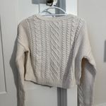 Aeropostale  white cropped sweater Photo 1