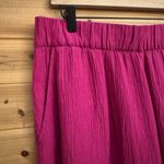 Soft Surroundings XL Magenta Oceo Tunic Wide Leg Gauze Textured Set Lagenlook Photo 8