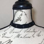 Gothic Black Grommet Punk Chocker New Photo 7