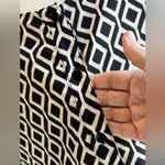 Sugar Lips  Black & White Diamond Pattern Short Sleeve Sheath Dress Size 6 Photo 4