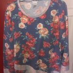 Bonworth Oversized Floral Pullover Sweatshirt Photo 1