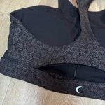 Zyia  Active Black Flower Power Sports Bra Photo 5