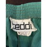 Vintage Teddi Rhapsody Dress Pants Womens 16 Green Tapered Elastic Waist Pull On Photo 6