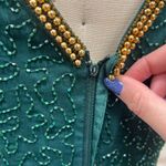 Laurence Kazar Vintage Beaded Gown M Photo 8