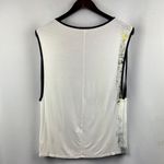 Helmut Lang  Abstract Print Muscle Tee - Black, White, Yellow Photo 3