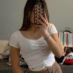 Hollister Scrunched White  Top Photo 0