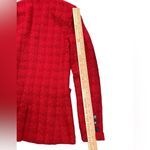 SO Red French girl tweed double breasted blazer Photo 4