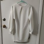 ASOS  White/Black Mini Dress with Lace Up Corset Detail and Balloon Sleeves 6 Photo 3