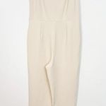 ADAY Power Suit Sleeveless Straight Leg Cottagecore Country Jumpsuit Bib Large Photo 3