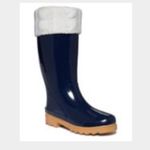 Sporto  Nova Sweater Waterproof Rainboots Navy & White Photo 2