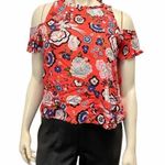 Love, Fire Cold Shoulder Floral Top by Love Fire Small Petite Photo 0