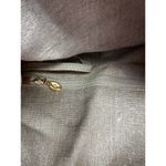 Vintage Redwall Linen Shoulder Bag Leather TRIM NWOT Brown Photo 9