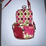 Vera Bradley Little Hip Bag Hello Dahlia! Crossbody Belt bag Fanny Pack Red Pink Photo 3