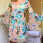 Floral Bell Sleeve Dress Multi Size M Photo 2