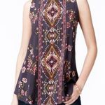 Gypsies & Moondust Printed Sleeveless Top XS Photo 0