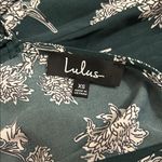 Lulu’s Doyle Green Floral Print Sleeveless Jumpsuit Size XS Photo 6