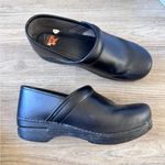 Dansko  XP Black Leather Clogs Womens 11 Nursing Shoes Comfort Platform Photo 0