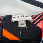 Weslee Rose Women's Multicolor Geometric Pattern 3/4 Sleeves Shift Dress Size L Blue Size L Photo 3